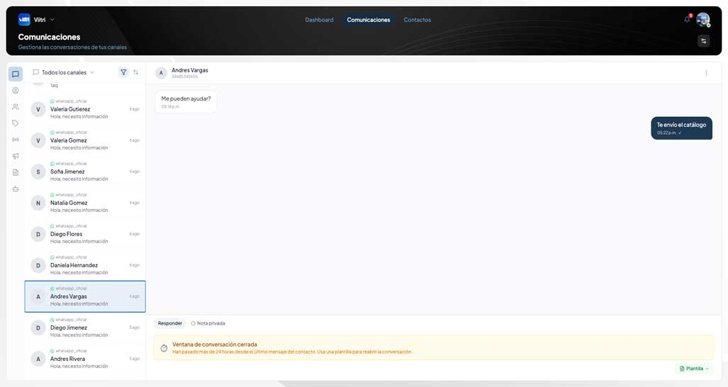 Inbox unificado
